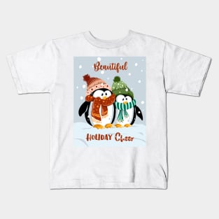 Beautiful Holiday Cheer Kids T-Shirt